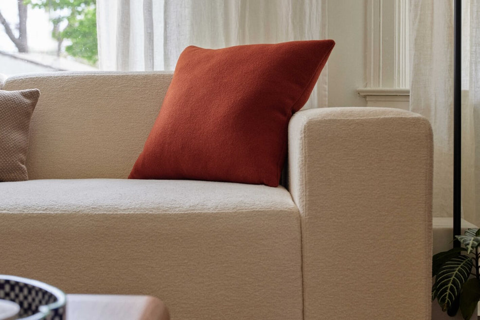 The Floyd Three-Piece Form Sectional in lifestyle shot